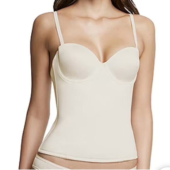 Dominique Ivory Strapless Underwire Bustier 36B NWT - Picture 2 of 5